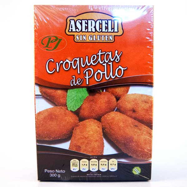 Croquetas De Pollo Sin Gluten 300 G. - Aserceli