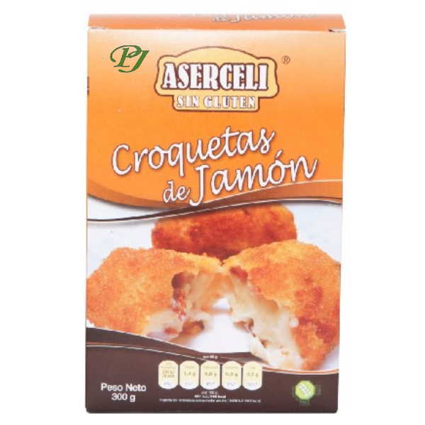Croquetas De Jamón Sin Gluten 300 G. - Aserceli