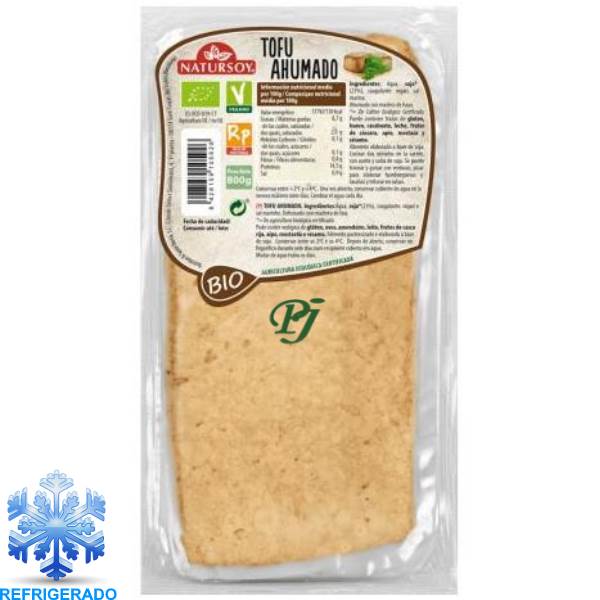 Tofu Bio Ahumado Fresco 800 G. - Natursoy