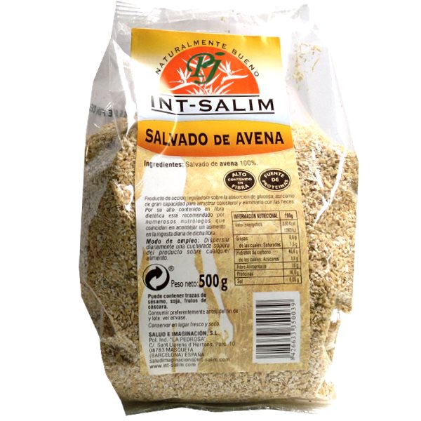 Salvado De Avena 500 G. - Int Salim