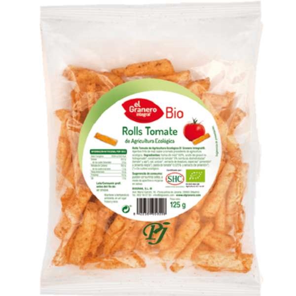Bioroll´S Con Tomate Bio 125 G. - El Granero