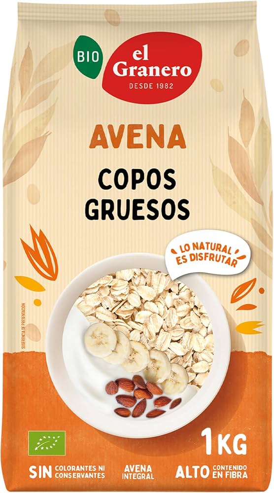 Copos Avena Gruesos Bio 1 Kg. - El Granero