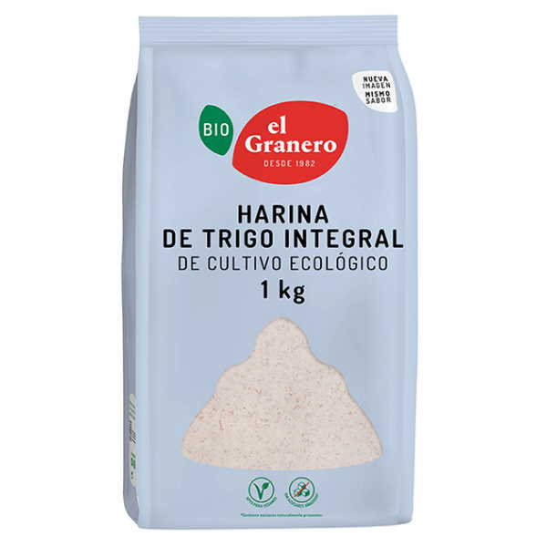 Harina Trigo Integral Bio 1 Kg. - El Granero
