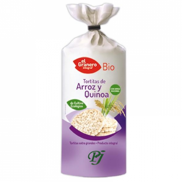 Tortitas Arroz Quinoa Bio 120 G. - El Granero