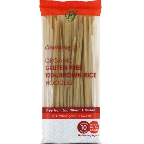 Fideos De Arroz Integral 200 G. - Clearspring