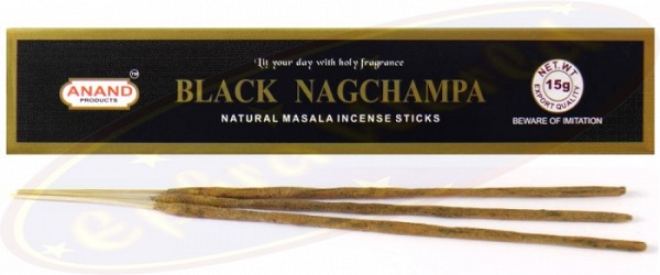 Incienso Anand Black - Nag Champa