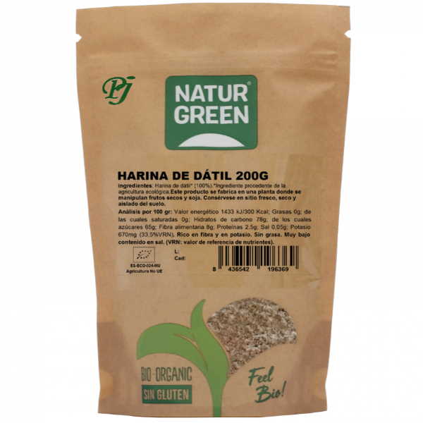 Harina Dátil 200 G. - Naturgreen