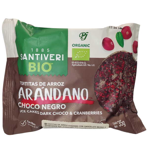 Tortitas De Arroz Con Arándano Y Chocolate Negro 2 X 3 - Santiveri