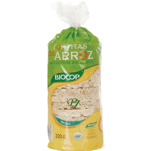Tortitas Arroz Sin Sal 200 G. - Biocop