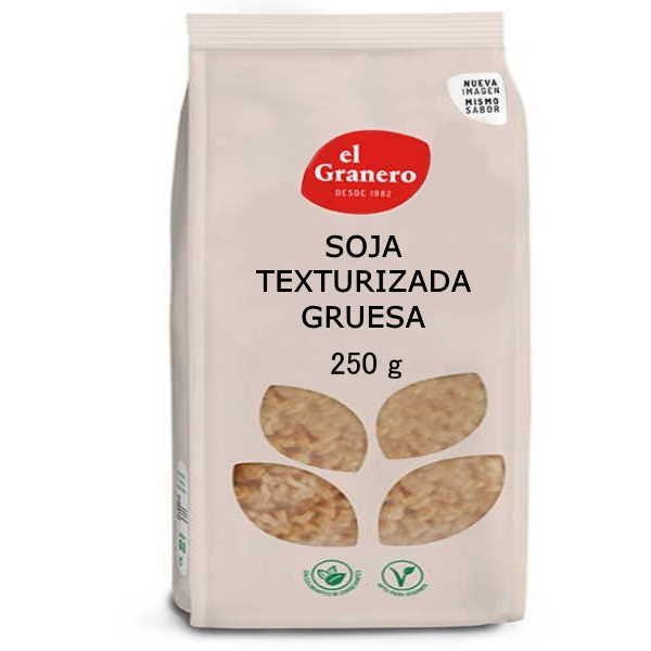 Soja Texturizada Gruesa 250 G. - El Granero