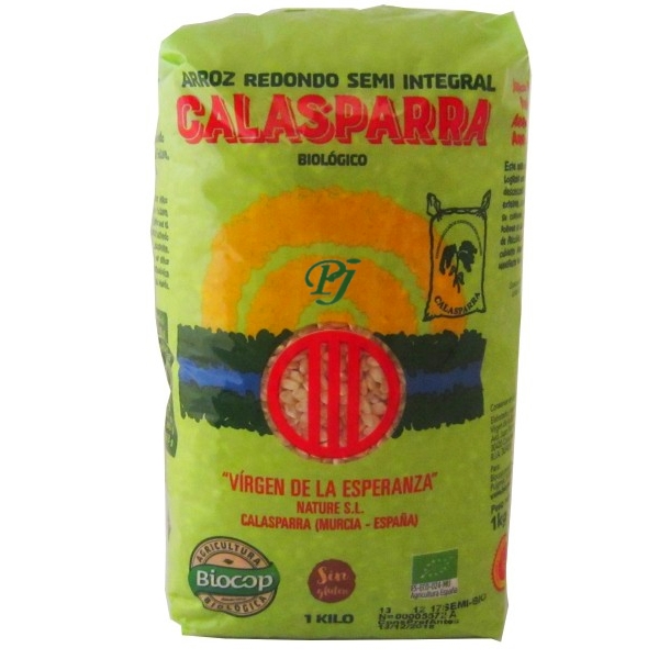 Calasparra Arroz Semiintegral 1 Kg. - Biocop