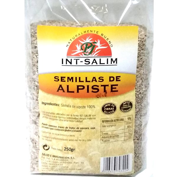 Semilla Alpiste 250 G. - Int Salim