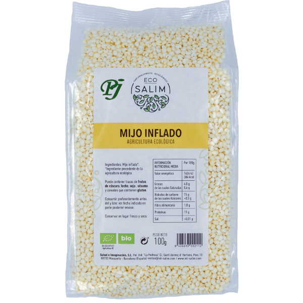 Mijo Hinchado Bio 100 G. - Eco Salim