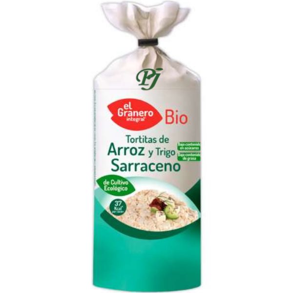 Tortitas Arroz Trigo Sarraceno Bio 100 G. - El Granero