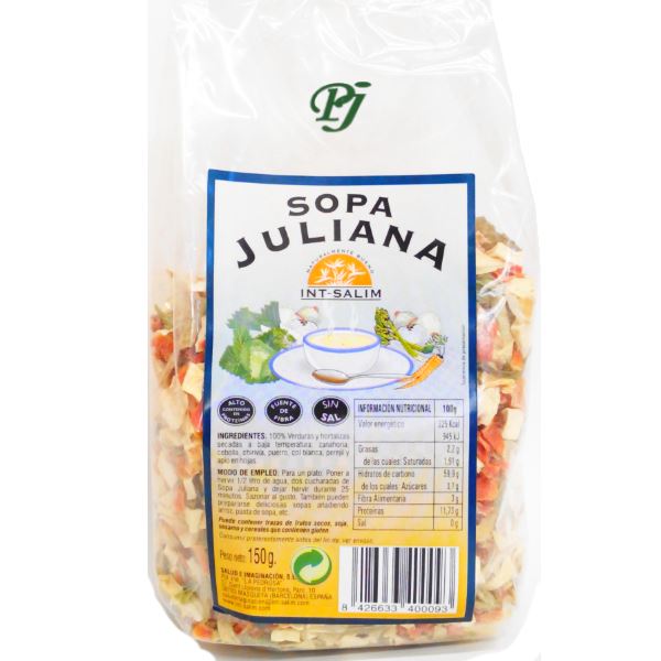 Sopa Juliana 150 G. - Int Salim