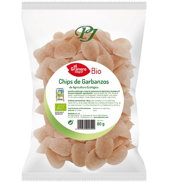 Chips De Garbanzos 80 G. Bio - El Granero