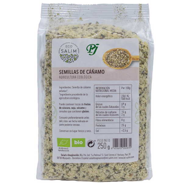 Semillas Cáñamo Bio 250 G. - Eco Salim