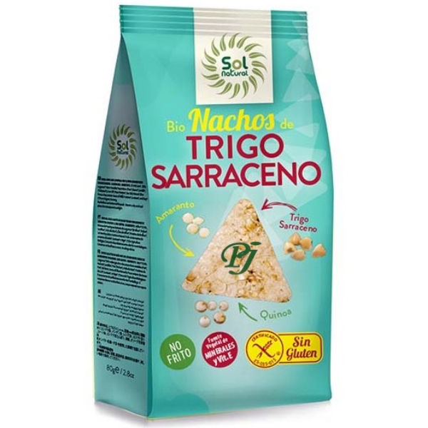 Nachos De Trigo Sarraceno 80 G. - Sol Natural