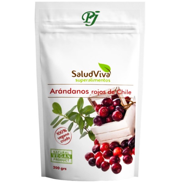 Arándanos Rojos De Chile 200 G. - Saludviva