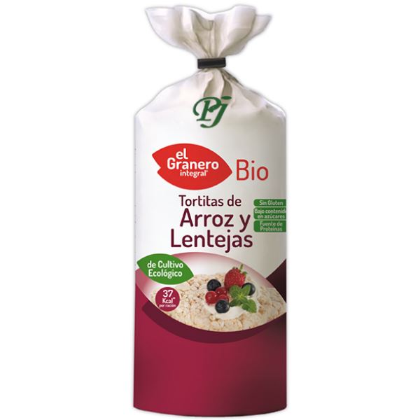 Tortitas Arroz Y Lentejas Bio 115 G. - El Granero
