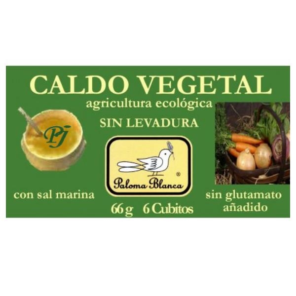 Caldo Vegetal Con Sal Sin Glutamato Sin Levadura Eco 6 Cubitos 6 X 11 G. - Integralia