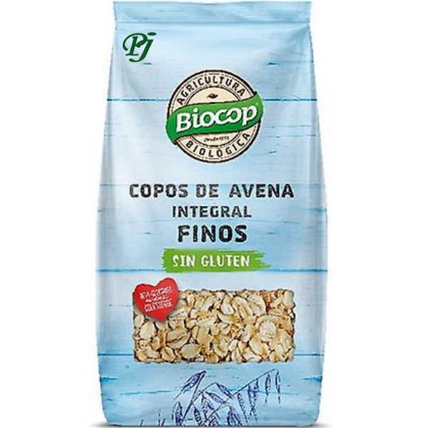 Copos De Avena Integral Finos Sin Gluten 500 G. - Biocop