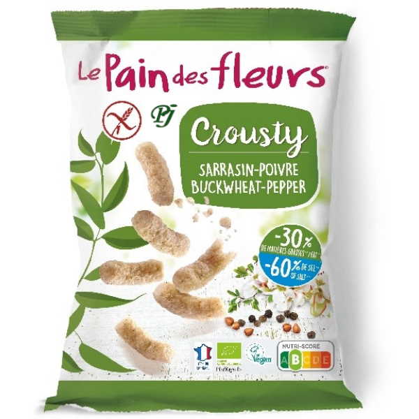 Ganchito Crousty Trigo Sarraceno Pimienta 75 G. - Le Pain Des Fleurs