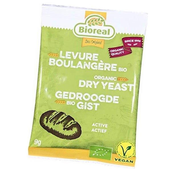 Levadura Seca Activa Sin Gluten Sobre 9 G. Bioreal - Sol Natural