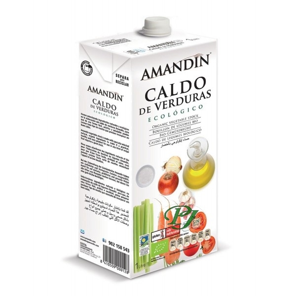Caldo De Verduras Eco 1 L. - Amandin