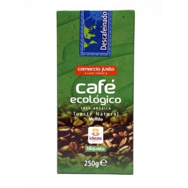 Café Descafeinado Molido Bio 250 G. - Comercio Justo