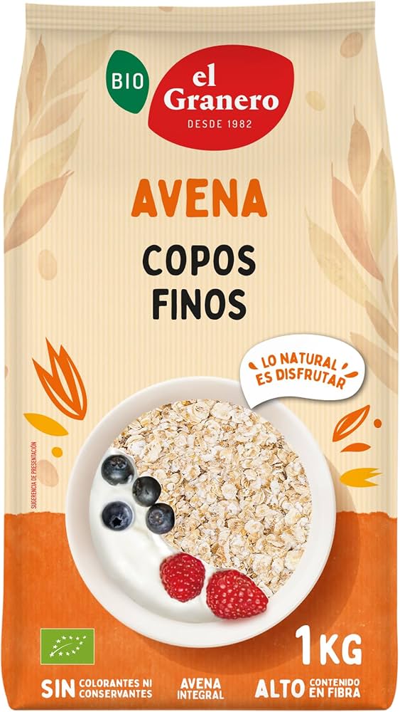 Copos Avena Finos Bio 1 Kg. - El Granero