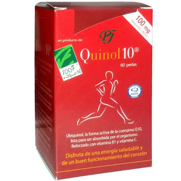Quinol 10 60 Perlas 100 Mg. - 100% Natural