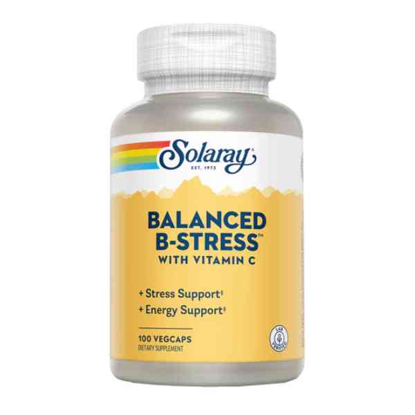 Balanced B-Stress Con vitamina C 100 Vegcaps - Solaray