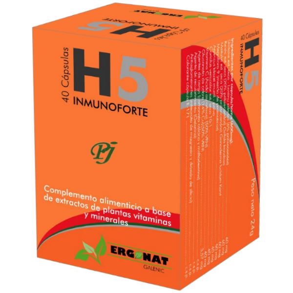 H5 Inmunoforte 40 Capsulas - Ergonat