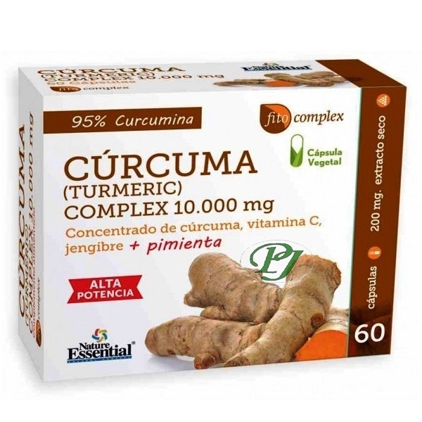 Cúrcuma 60 Cápsulas 10000 Mg. - Nature Essential