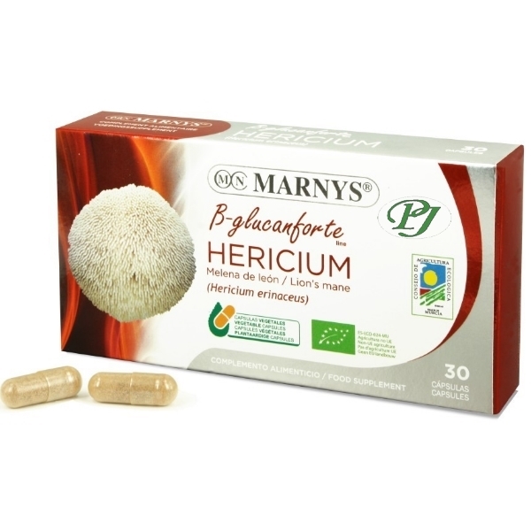 B Glucaforte Hericium Melena León 30 Cápsulas - Marnys