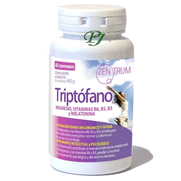 Triptófano 60 Comprimidos Zentrum - Ynsadiet