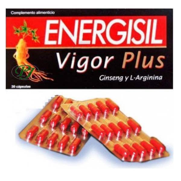 Energisil Vigor Plus Ginseng Y L Arginina 30 Cápsulas - Ionfarma