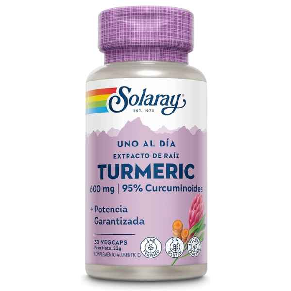 Súper Turmeric 30 Vegcáps 300 Mg. - Solaray