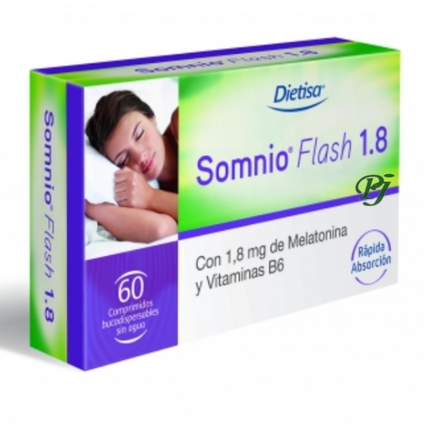 Somnio Flash 60 Cápsulas 1.8 Mg. - Dielisa