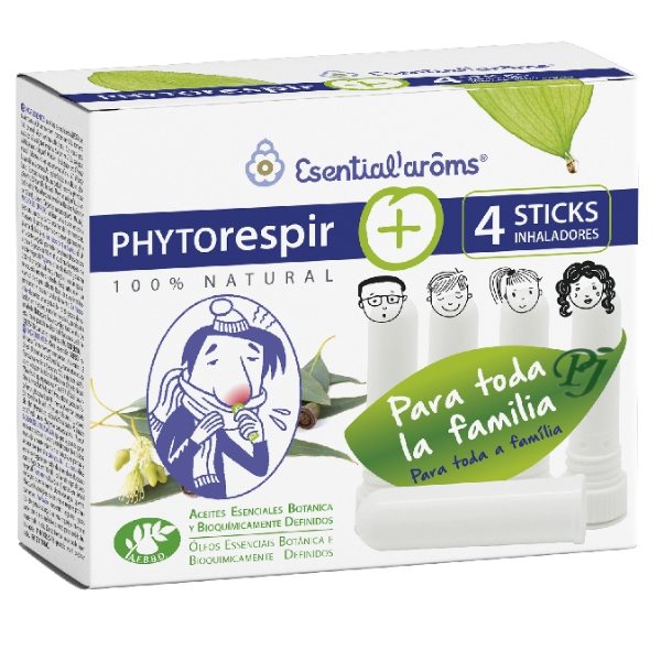 Phytorespir 30 Ml. + 4 Sticks Inhalador Esential Aroms - Intersa Labs