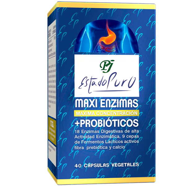 Maxi Enzimas + Probióticos 40 Cápsulas Estado Puro - Tongil