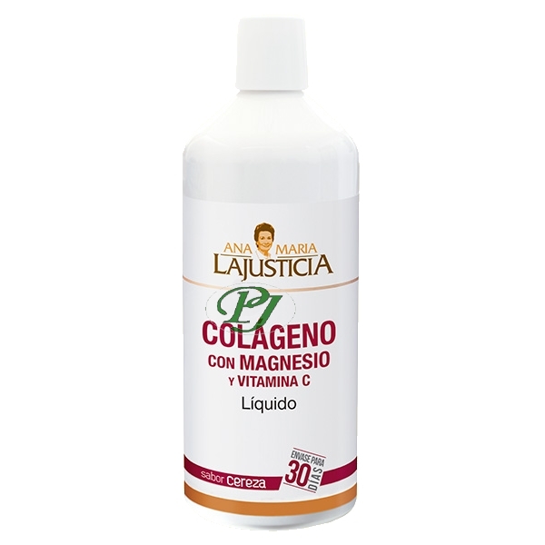 Colágeno Con Magnesio Y Vitamina C Sabor Cereza 1 L. - Ana María Lajusticia