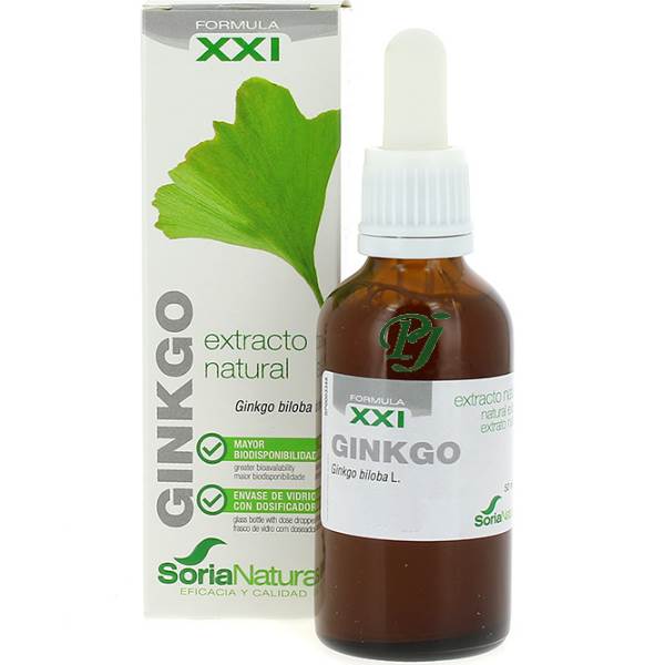 Extracto Natural Ginkgo Fórmula Xxi 50 Ml. - Soria Natural