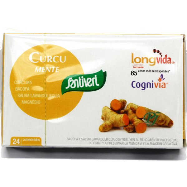 Curcu Mente 24 Comprimidos - Santiveri