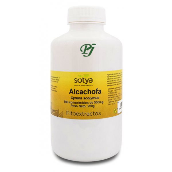 Alcachofa 500 Comprimidos 500 Mg. - Sotya