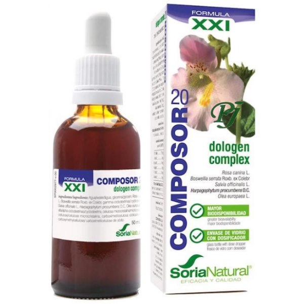 Composor 20 Dologen Fórmula Xxi 50 Ml. - Soria Natural