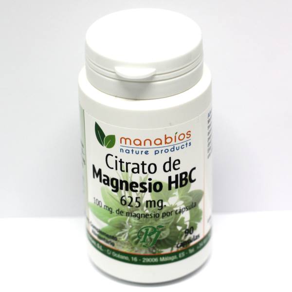 Citrato De Magnesio Veg 90 Cápsulas 625 Mg. - Manabios