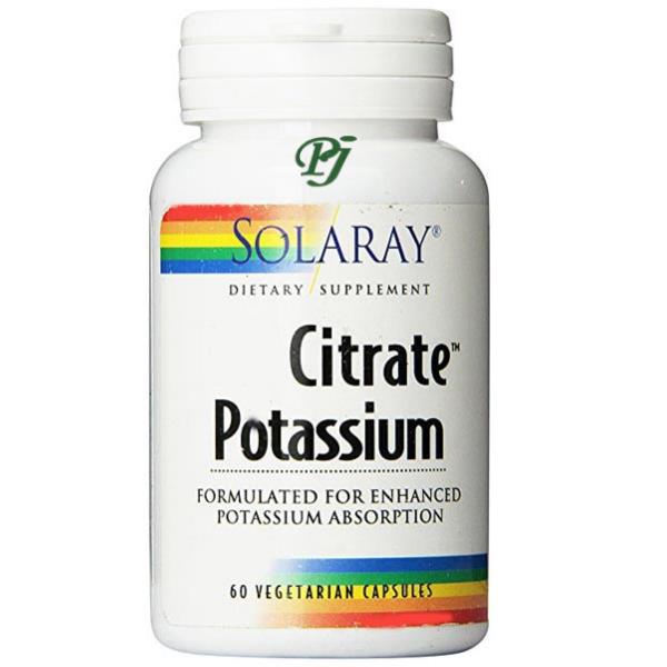 Potasio Citrato 60 Cápsulas - Solaray