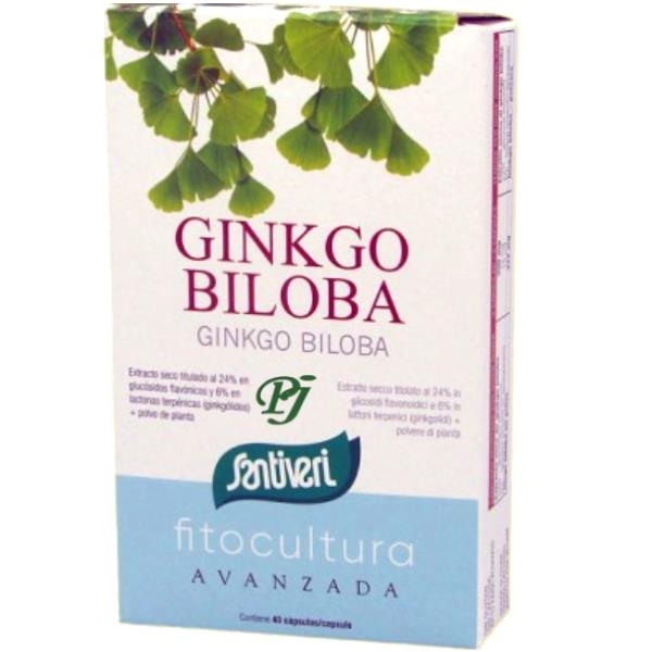 Fitocultura Ginkgo Biloba 40 Cápsulas - Santiveri